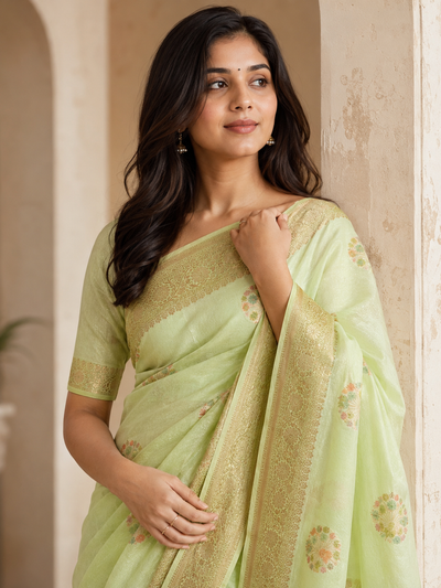 Satin Silk Saree