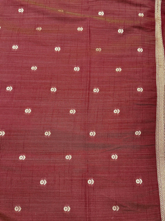 Raw Pashmina Weaving Saree