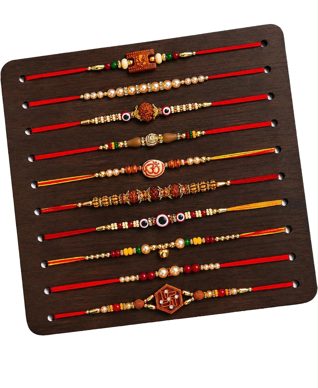 Banarasi Pouch & Designer Rakhi