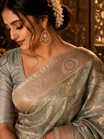 Pashmina Silk Saree
