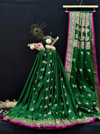 Wine Maroon Handloom Mushroo Satin Silk Saree