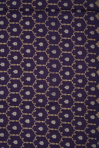 Royal Purple Viscose Satin Saree with Woven Design