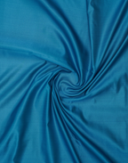 Turquoise Blue Banarasi Mushroo Silk Saree with Floral Weaving & Zari Border
