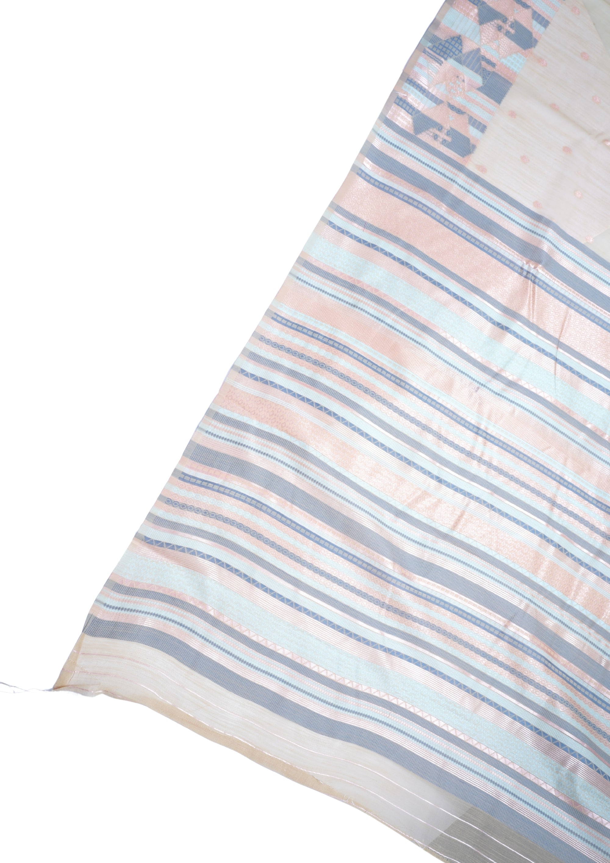 Brown Cotton Linen Weaving Saree