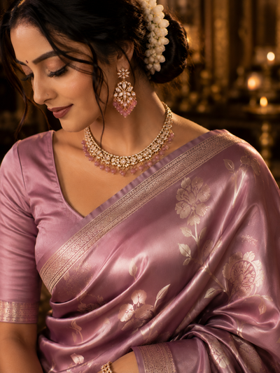Satin Silk Saree