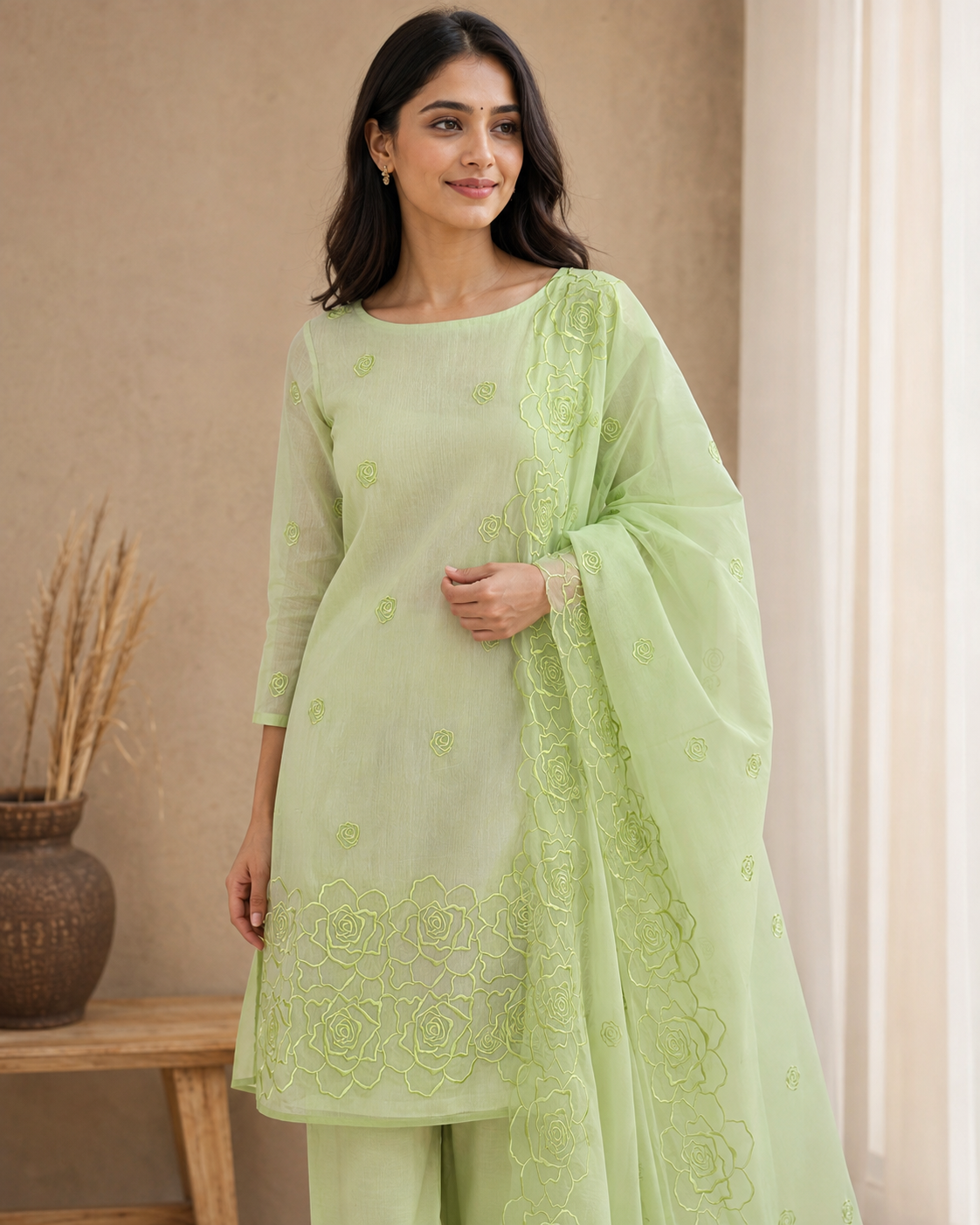 Organza Suit – Elegant Festive Collection (Unstitched)