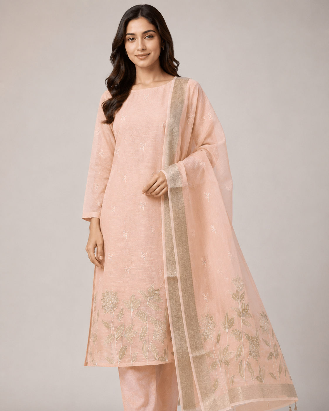 Organza Suit – Elegant Festive Collection (Unstitched)