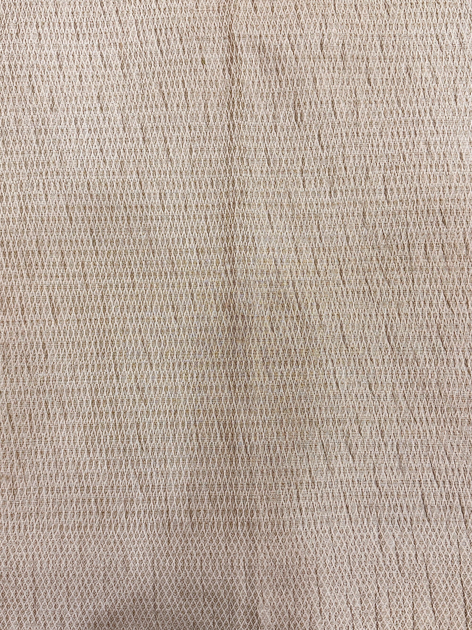 Off White Pure Mercerised Cotton Saree with Crush Texture