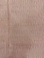 Baby Pink Pure Mercerised Cotton Saree with Crush Texture