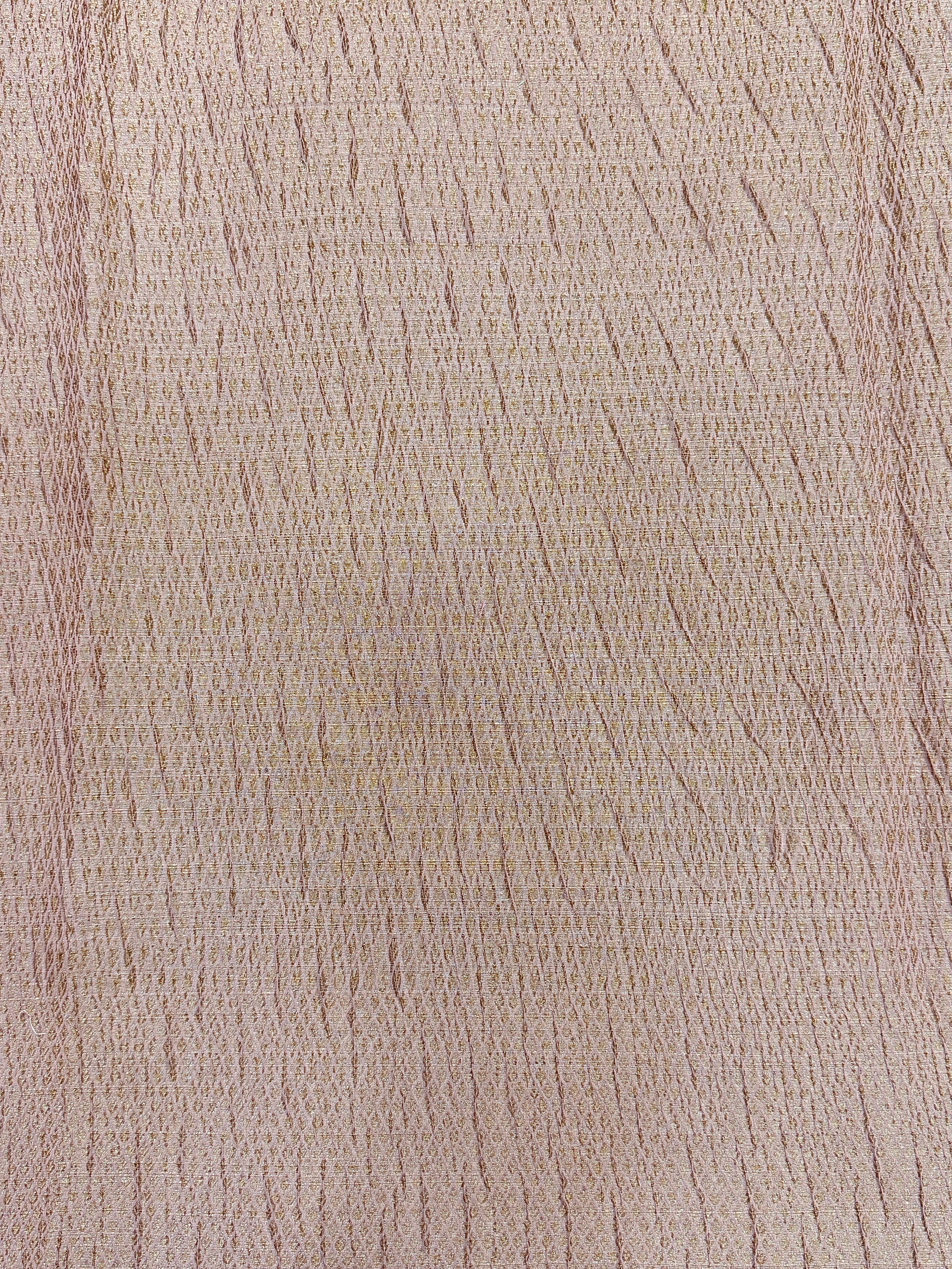 Lavender Pure Mercerised Cotton Saree with Crush Texture