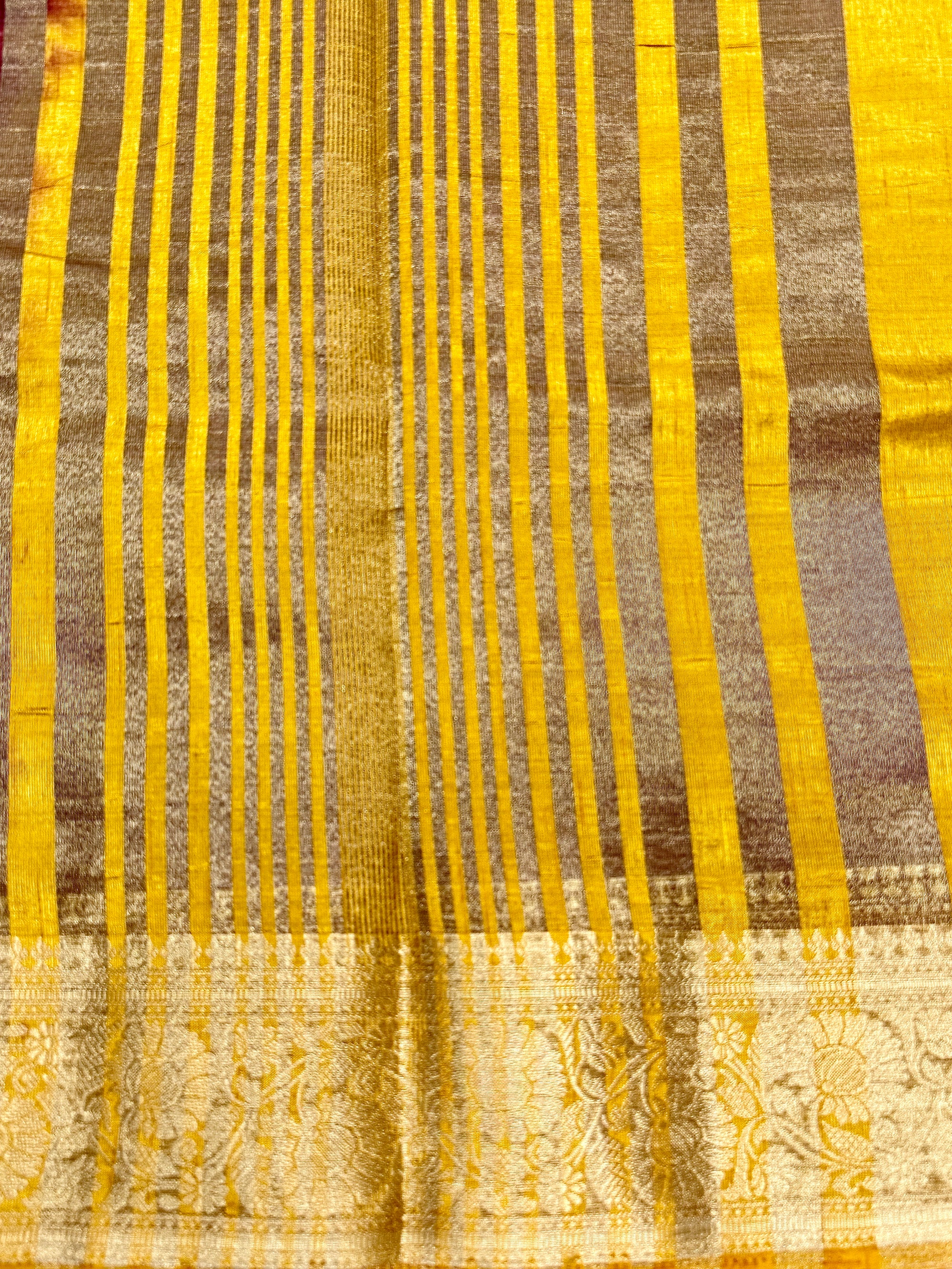 Wine Purple New Tussar Saree with Contrast Border & Embroidery
