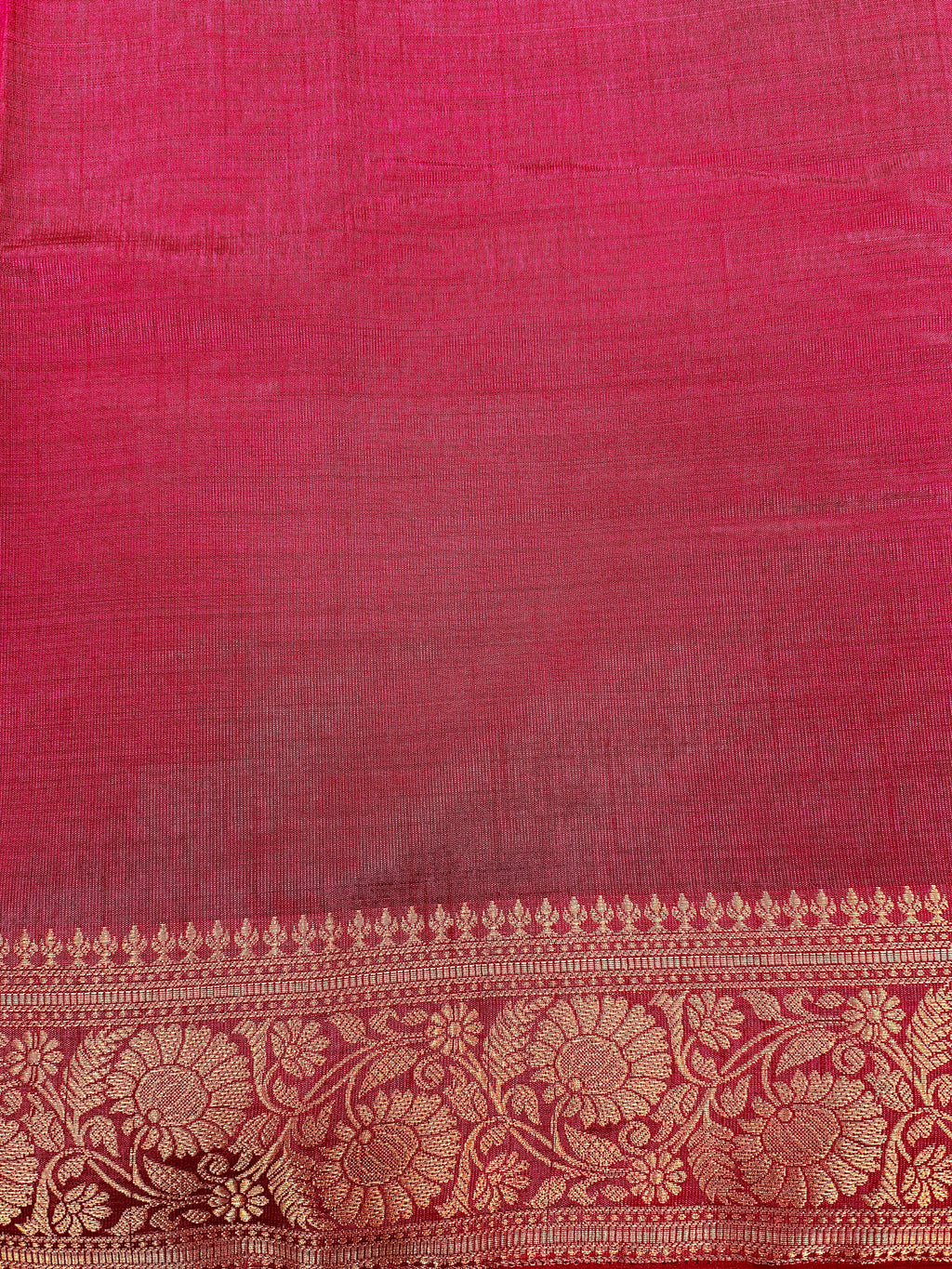 Navy Blue New Tussar Saree with Contrast Border & Embroidery