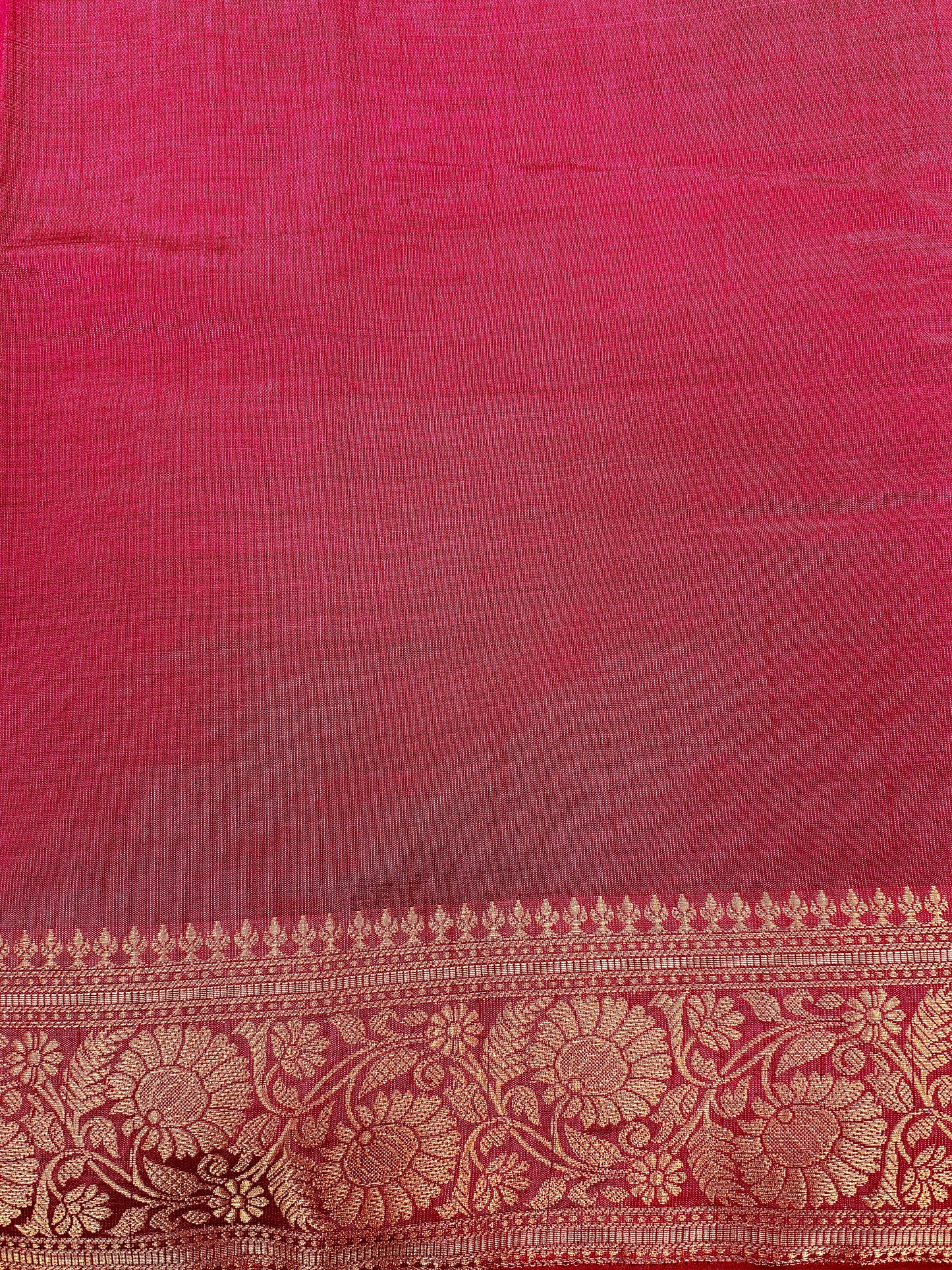 Navy Blue New Tussar Saree with Contrast Border & Embroidery