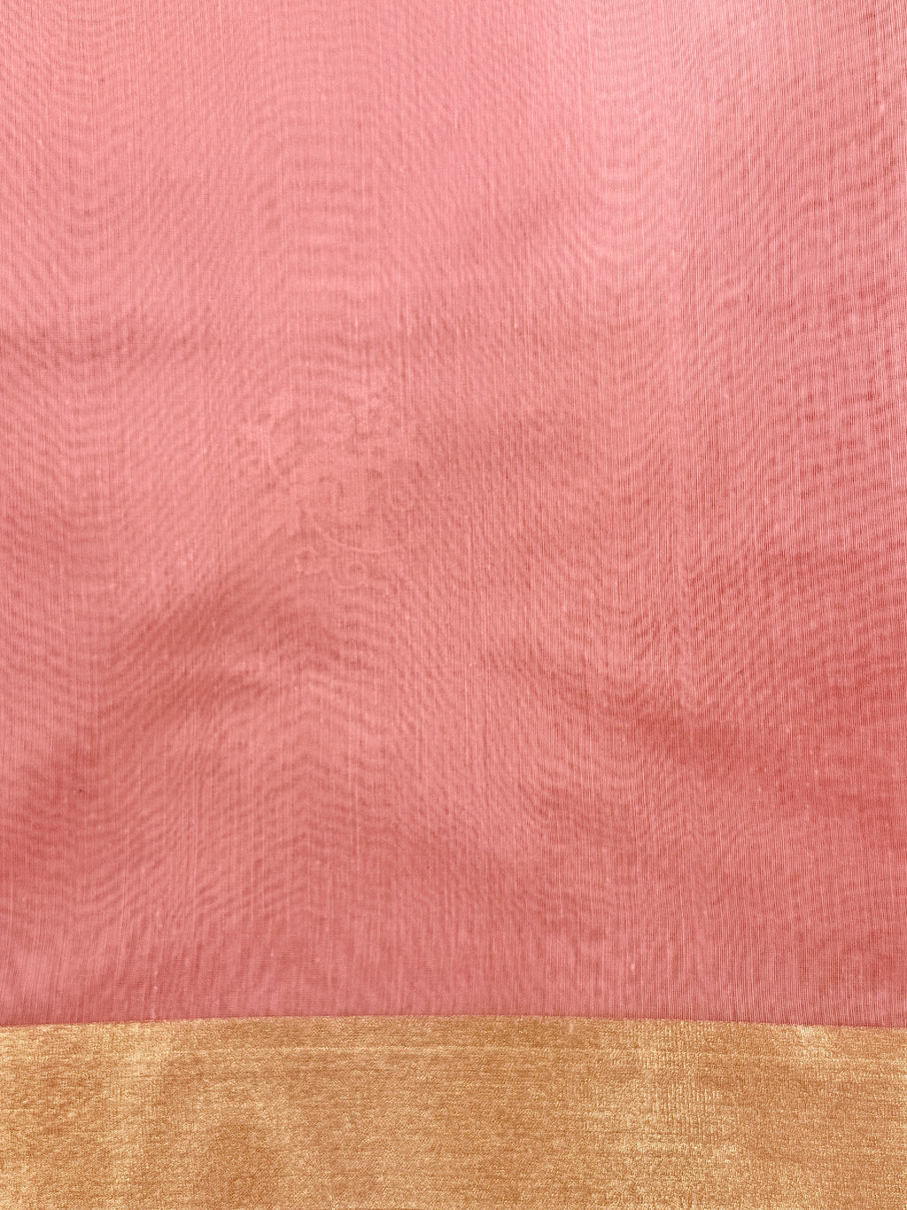 Dusty Rose Chanderi Cotton Saree with Embroidery
