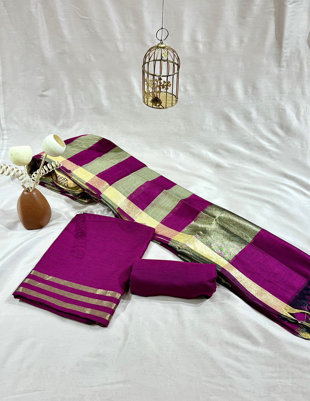 Rani Pink Cotton Suit Set