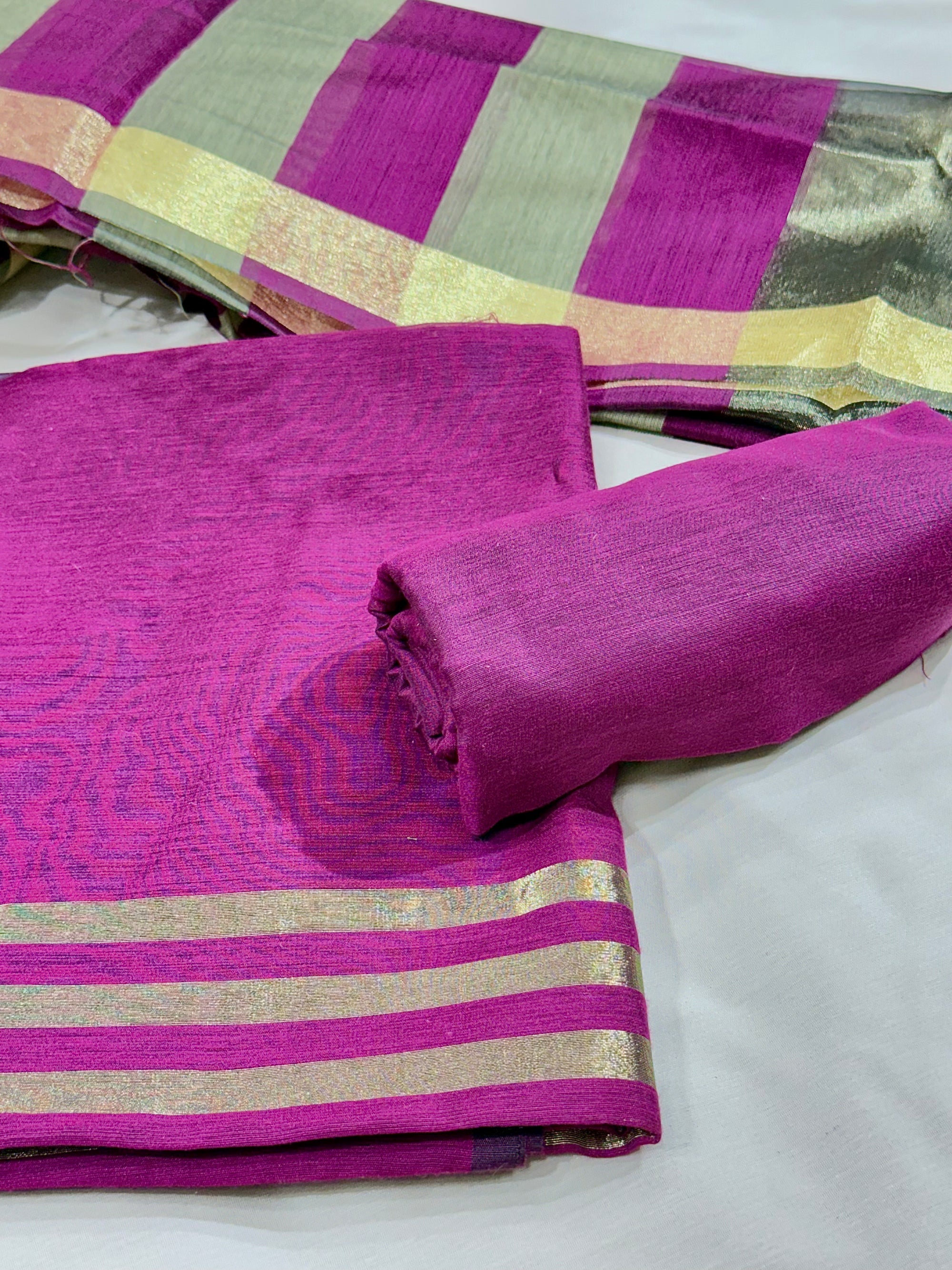 Rani Pink Cotton Suit Set