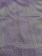 Purple Banarasi Georgette Tissue Silk Saree