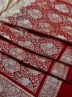 Banarasi Mashroo Silk Rangkat Saree
