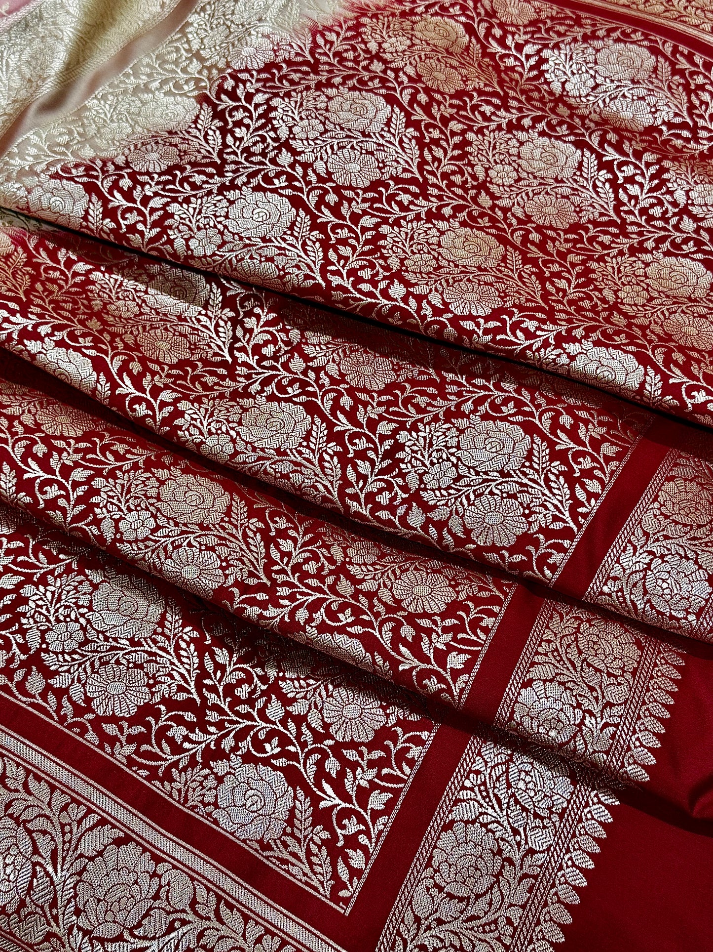 Banarasi Mashroo Silk Rangkat Saree