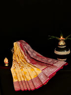 Banarasi Mashroo Silk Rangkat Saree