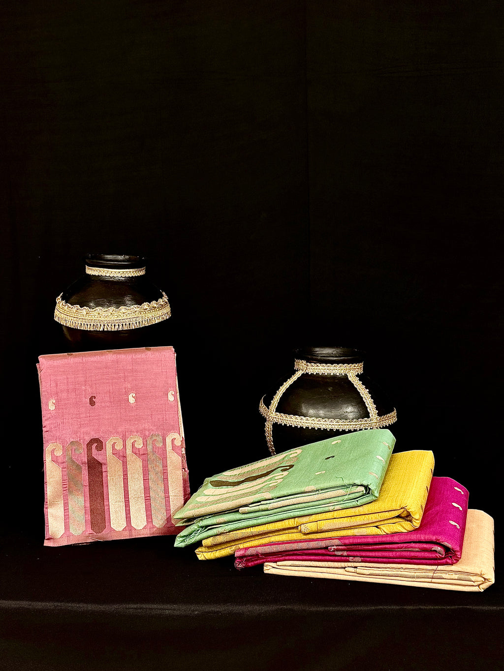 Banarasi Raw Tussar Weaving Saree