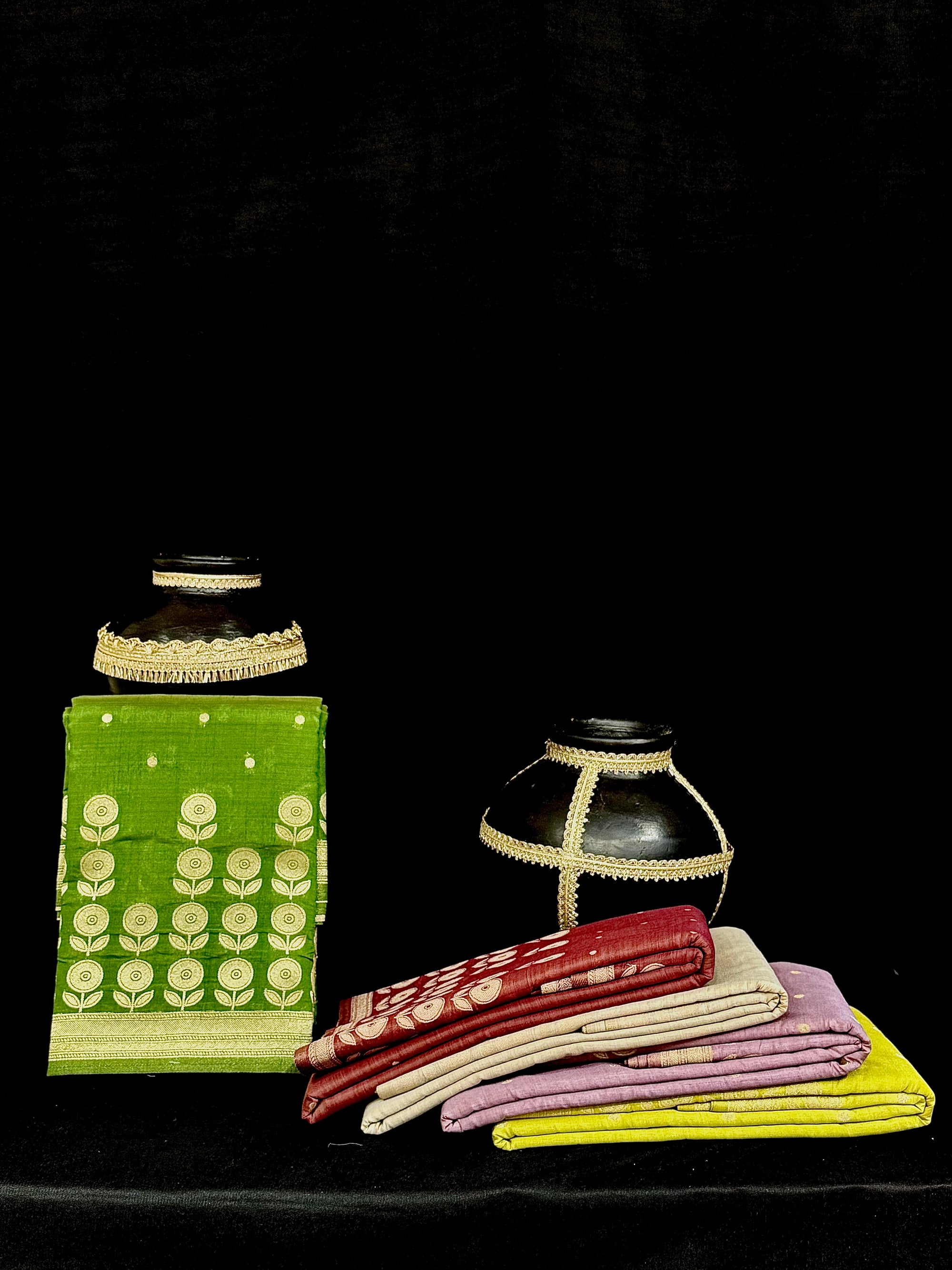 Raw Pashmina Weaving Saree