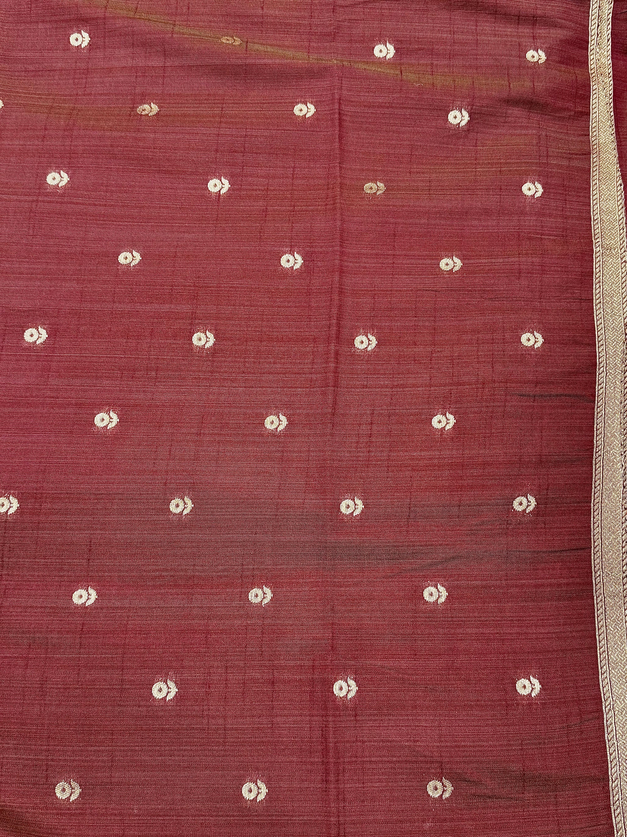 Raw Pashmina Weaving Saree