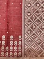 Raw Pashmina Weaving Saree