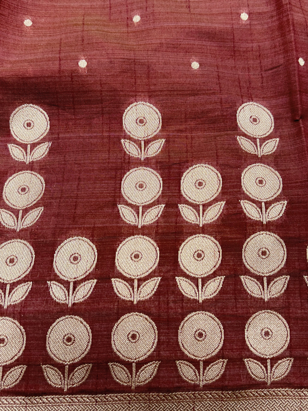 Raw Pashmina Weaving Saree