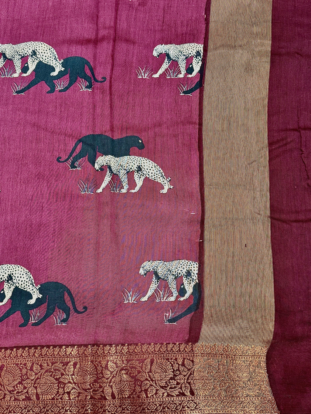 Banarasi Raw Tussar Weaving Saree
