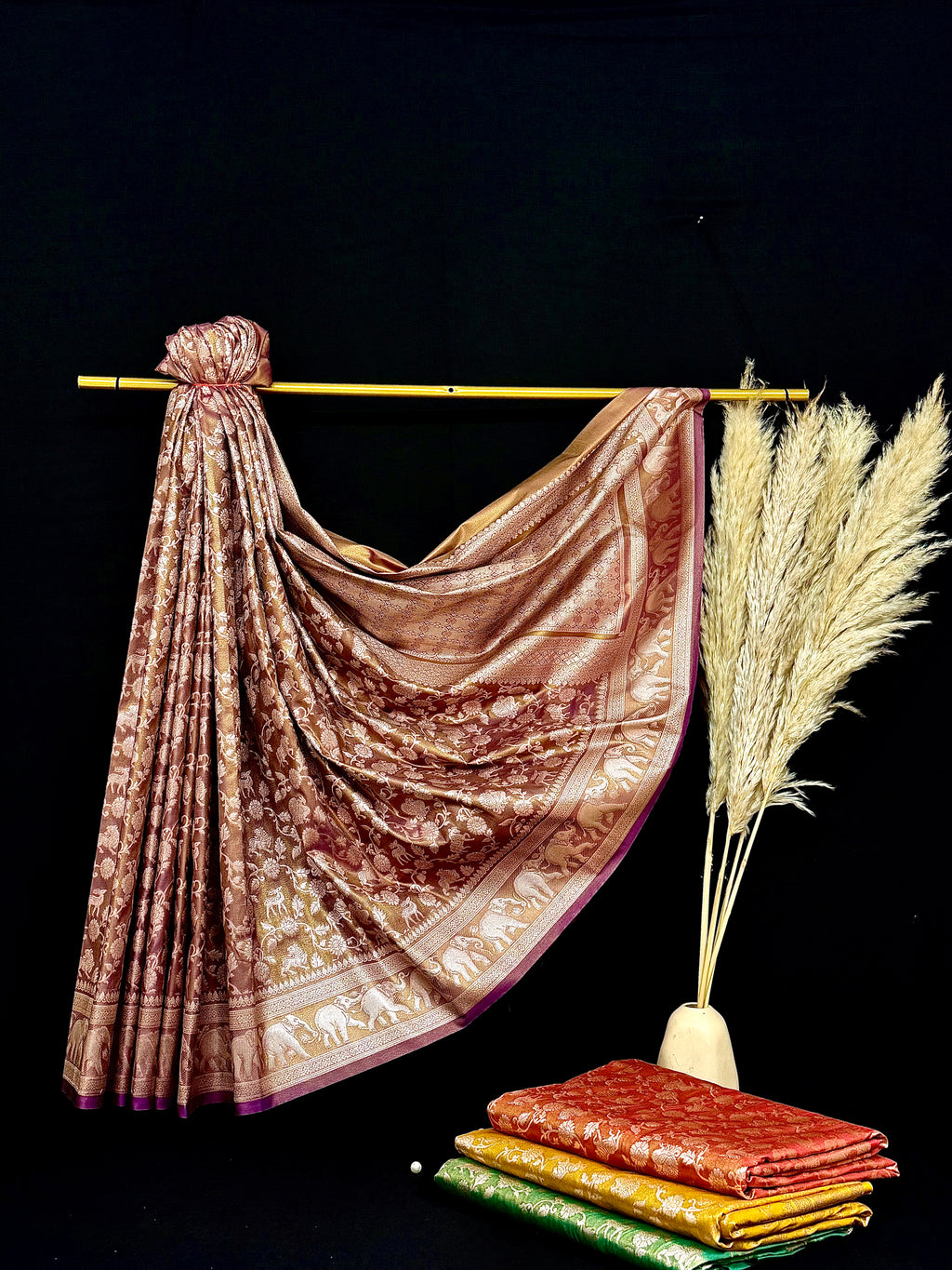 Banarasi Tissue Katan Fancy Weaving Saree