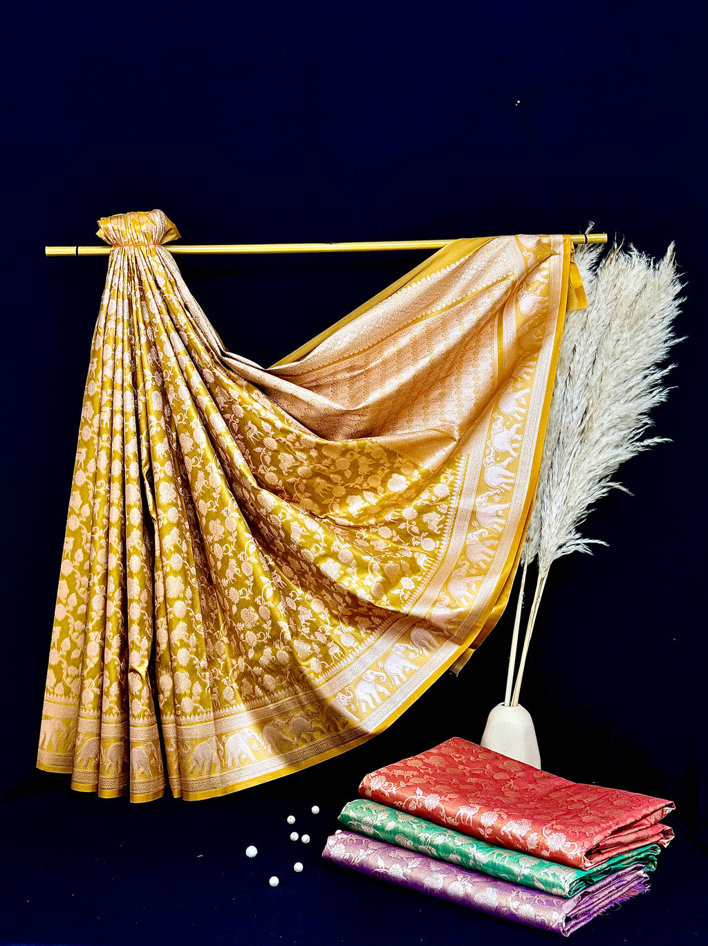 Banarasi Tissue Katan Fancy Weaving Saree