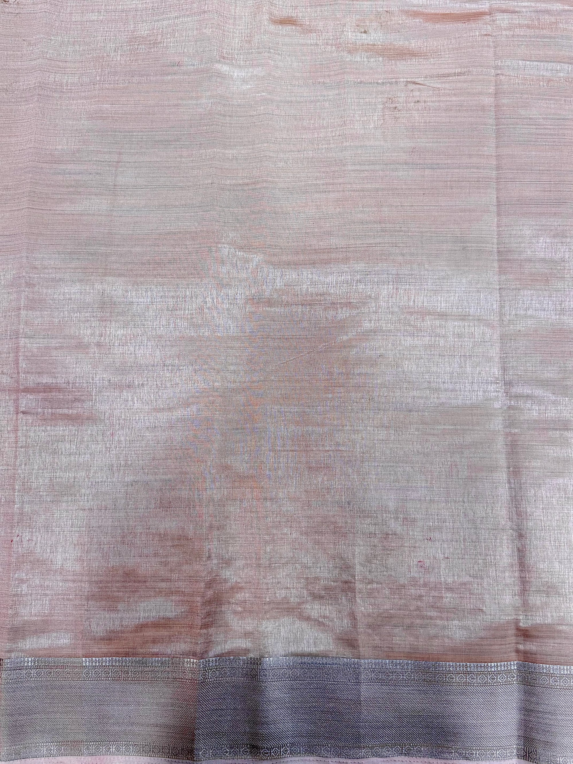 Semi Tussar Embroidered Saree