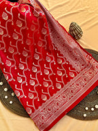 Mushroo Silk Weaving Saree