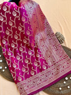 Mushroo Silk Weaving Saree