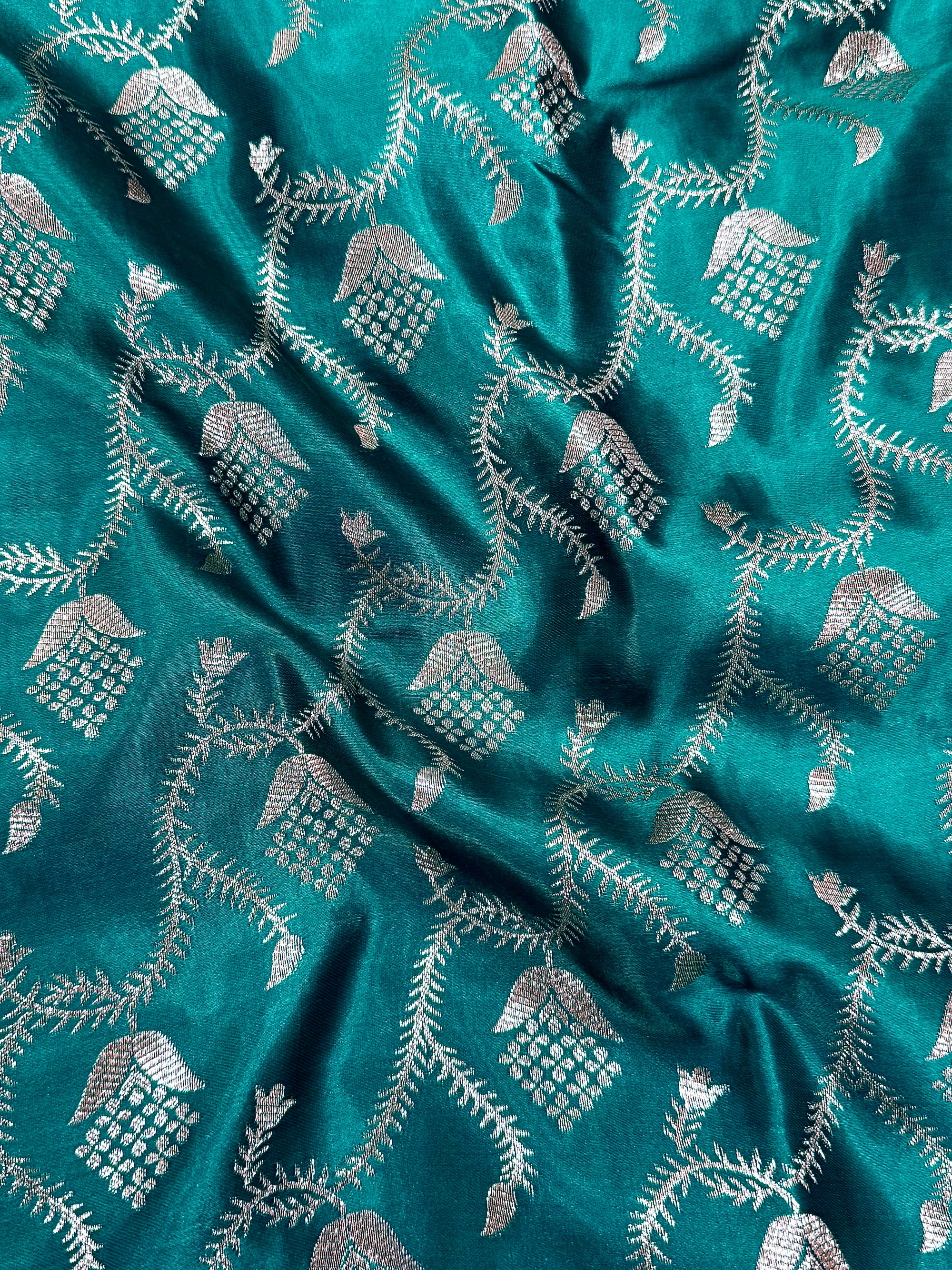 Mushroo Silk Weaving Saree