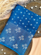 Raw Linen Woven Saree