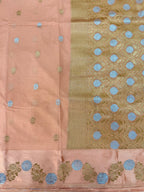 Mango Silk Saree with Satin Border