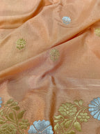 Mango Silk Saree with Satin Border