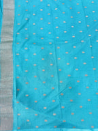 Mango Silk Saree with Satin Border