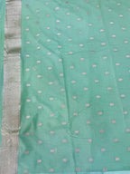 Mango Silk Saree with Satin Border