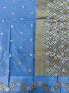 Mango Silk Saree with Satin Border