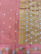 Mango Silk Saree with Satin Border