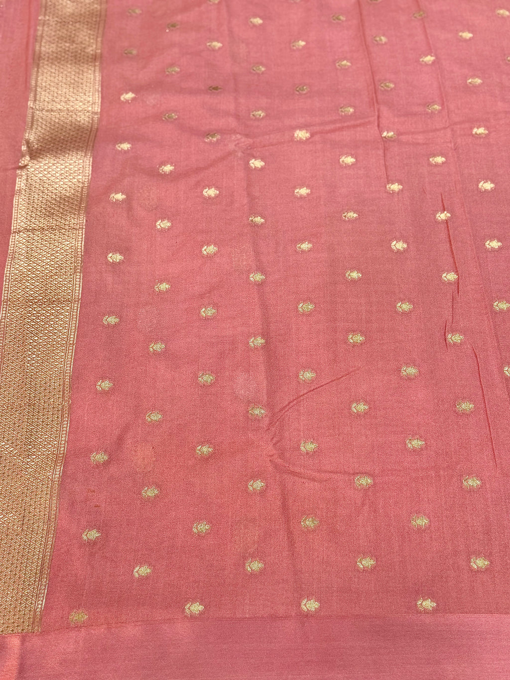 Mango Silk Saree with Satin Border