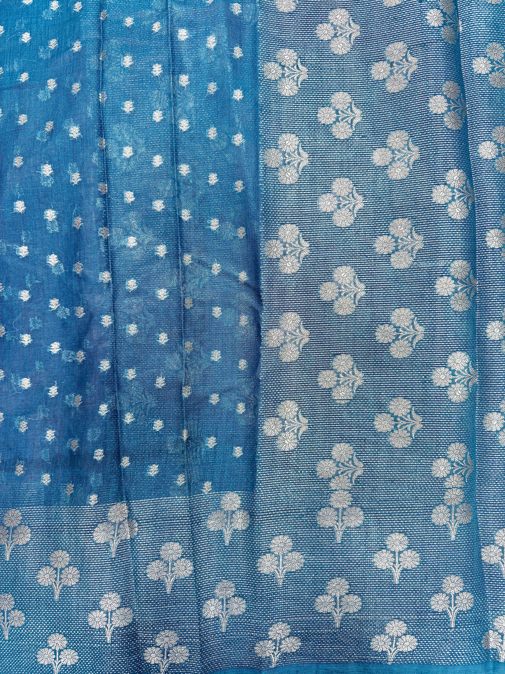 Raw Linen Woven Saree