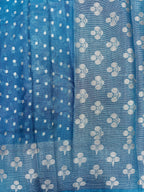 Raw Linen Woven Saree