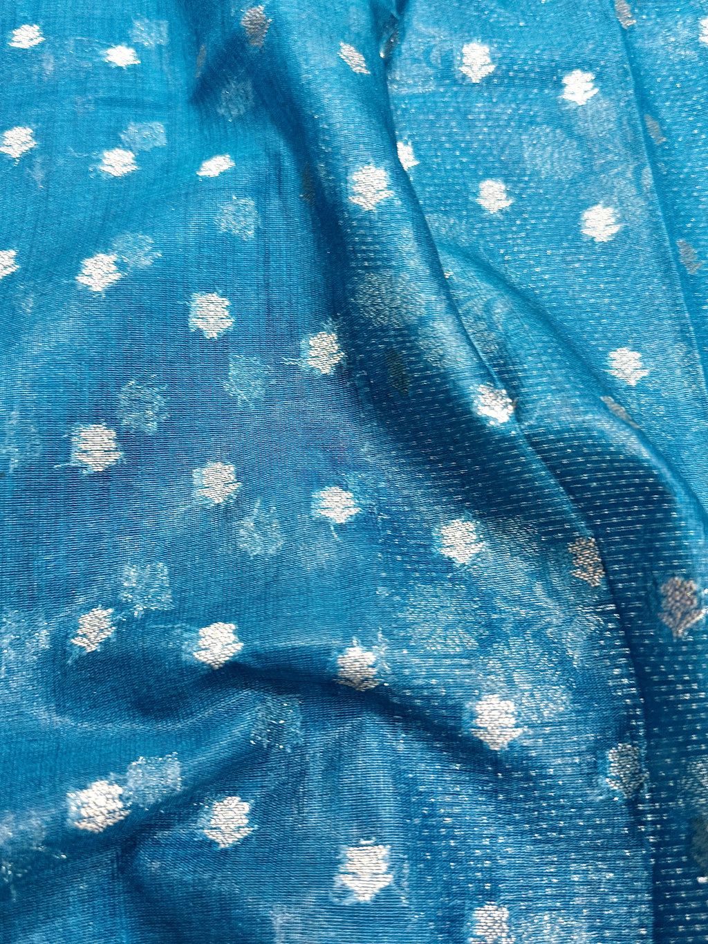 Raw Linen Woven Saree