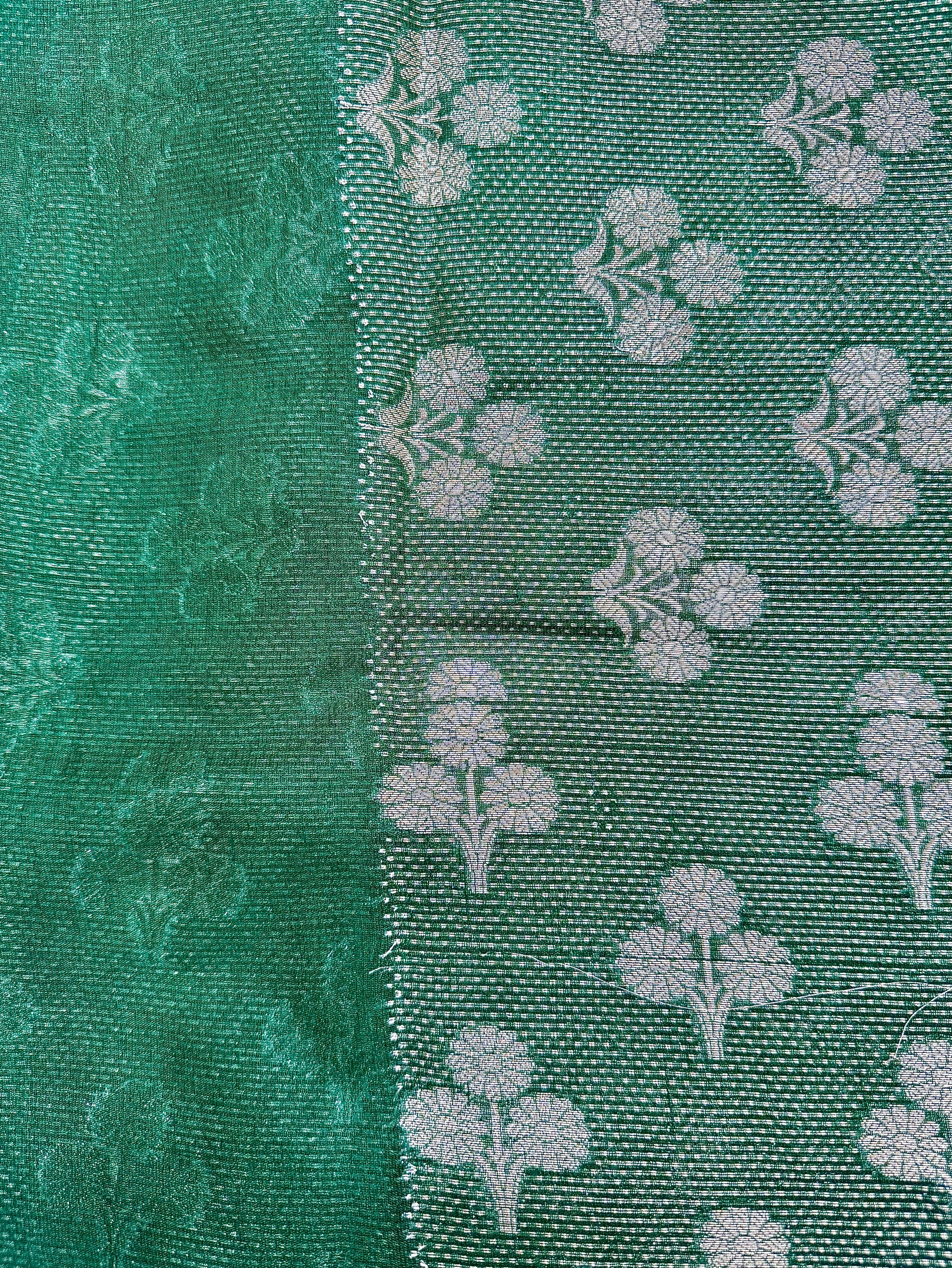 Raw Linen Woven Saree