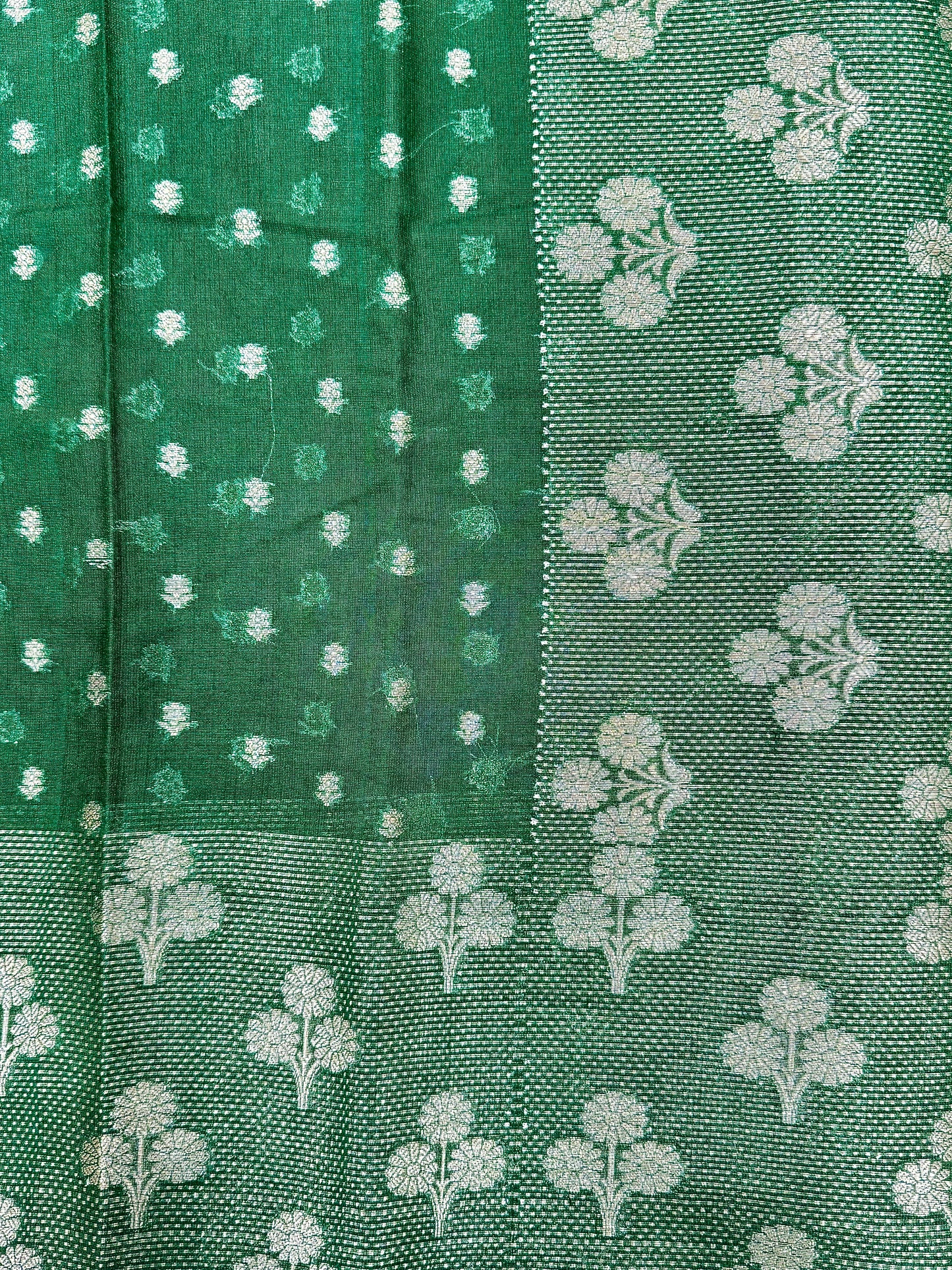 Raw Linen Woven Saree