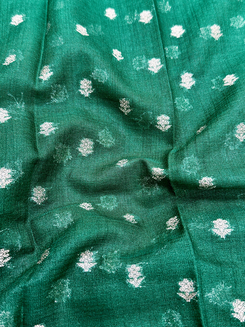 Raw Linen Woven Saree